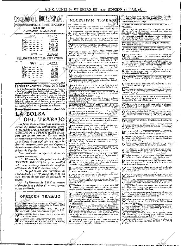 ABC MADRID 31-01-1910 página 16