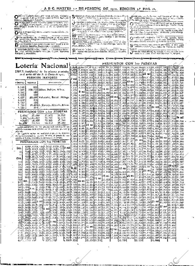 ABC MADRID 01-02-1910 página 16