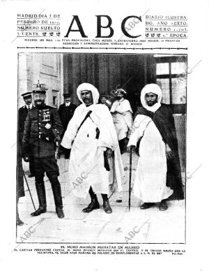 ABC MADRID 05-02-1910 página 1