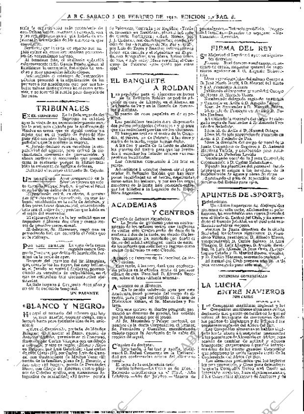 ABC MADRID 05-02-1910 página 8