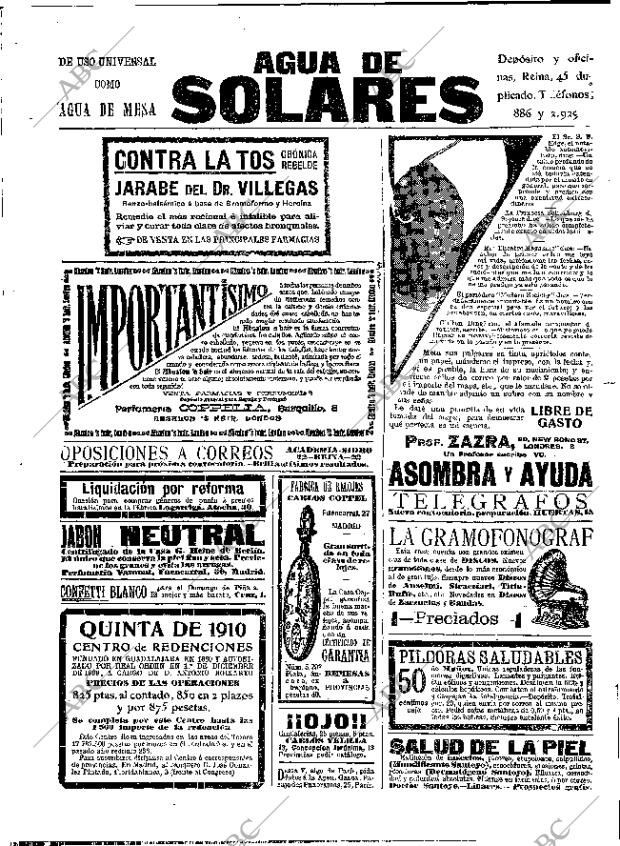 ABC MADRID 11-02-1910 página 20