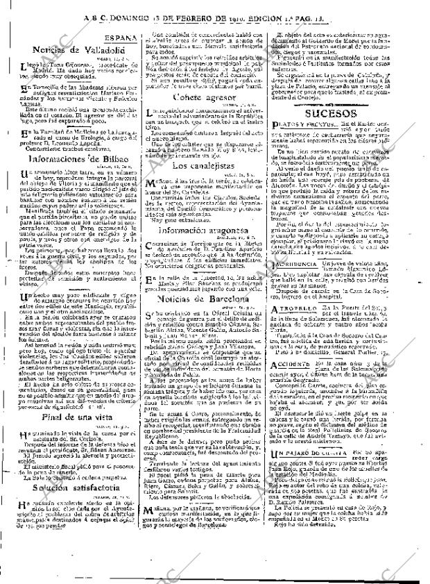 ABC MADRID 13-02-1910 página 13