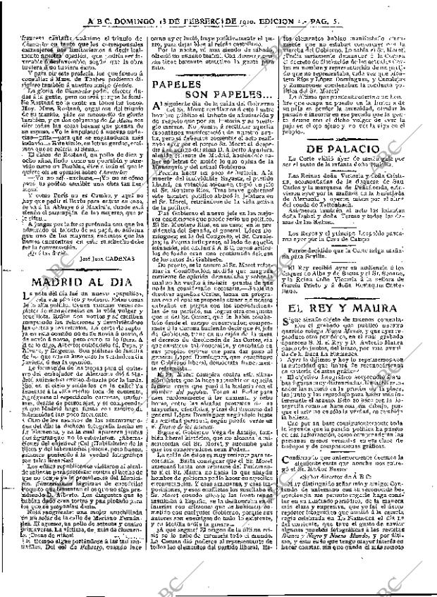 ABC MADRID 13-02-1910 página 5