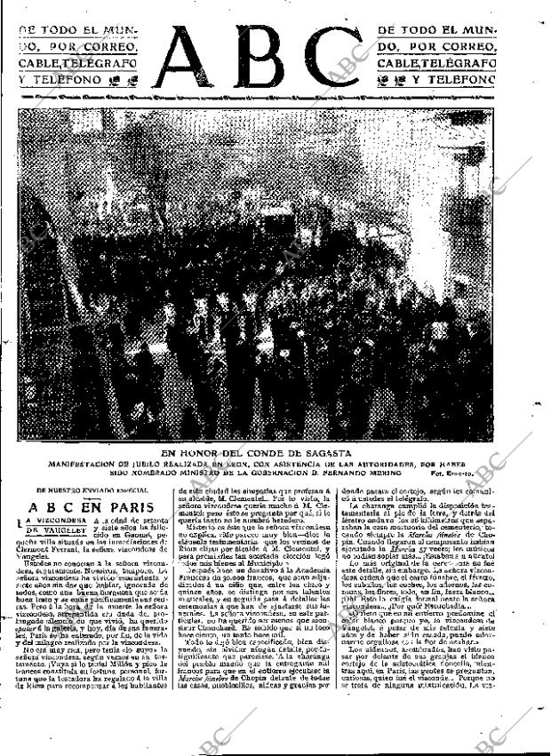 ABC MADRID 16-02-1910 página 3