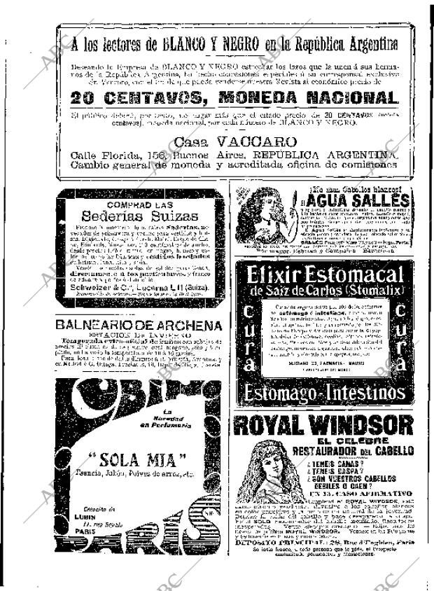 BLANCO Y NEGRO MADRID 19-02-1910 página 2
