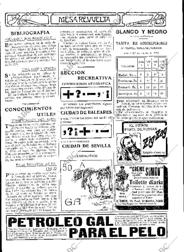 BLANCO Y NEGRO MADRID 19-02-1910 página 26