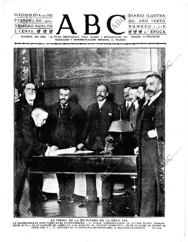 ABC MADRID 20-02-1910 página 1