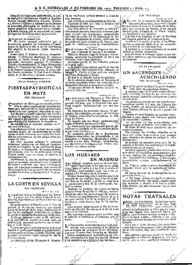 ABC MADRID 23-02-1910 página 11