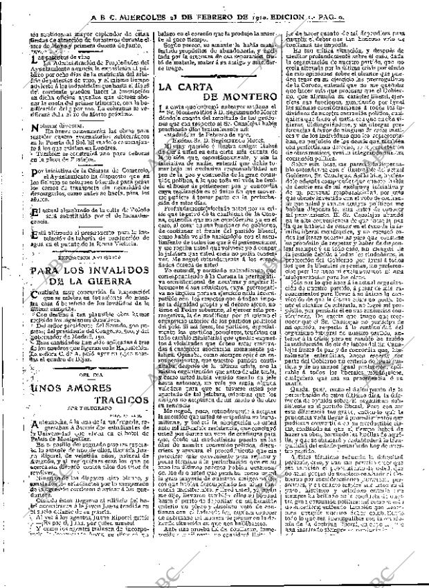 ABC MADRID 23-02-1910 página 9