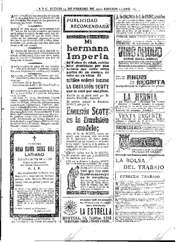 ABC MADRID 24-02-1910 página 15