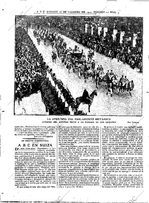 ABC MADRID 26-02-1910 página 4