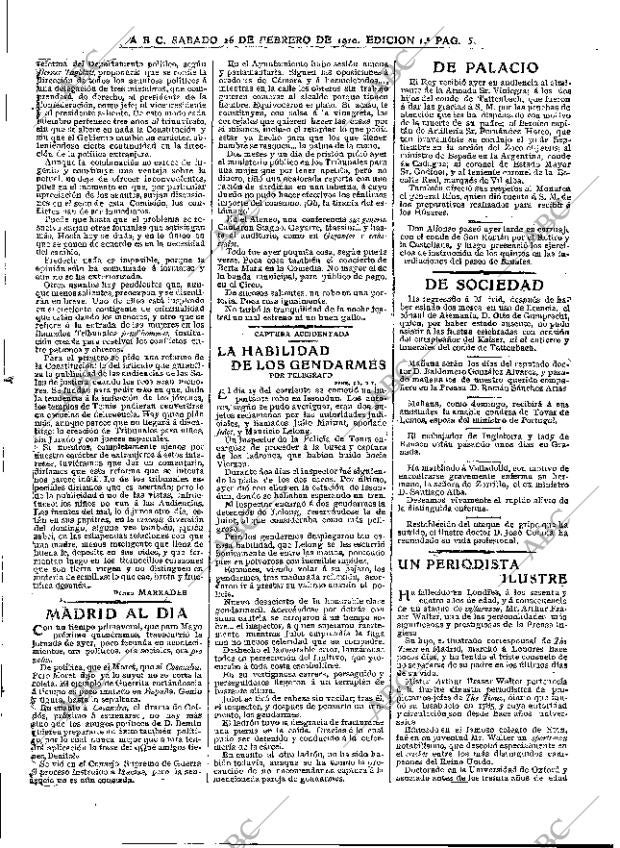 ABC MADRID 26-02-1910 página 5