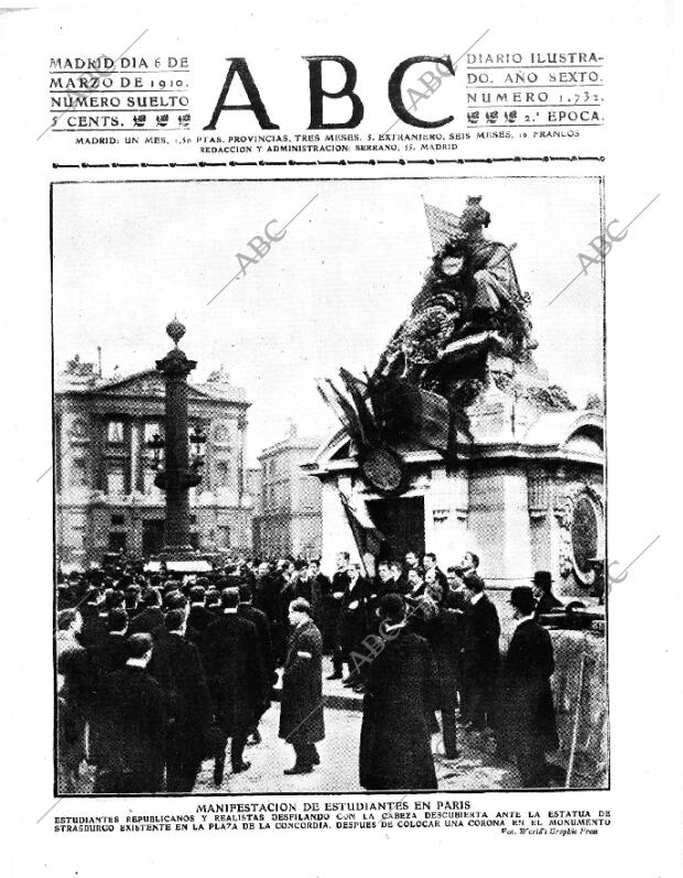 ABC MADRID 06-03-1910 página 1