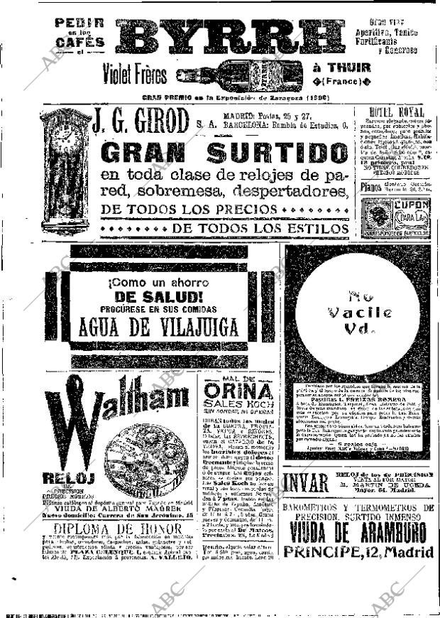 ABC MADRID 06-03-1910 página 16