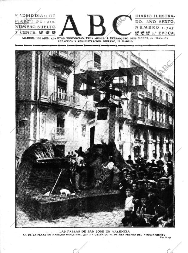 ABC MADRID 21-03-1910 página 1