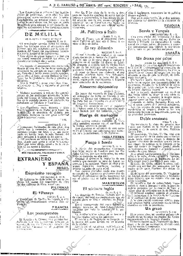 ABC MADRID 09-04-1910 página 12