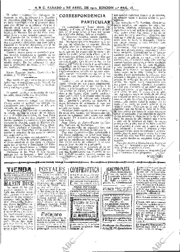 ABC MADRID 09-04-1910 página 15