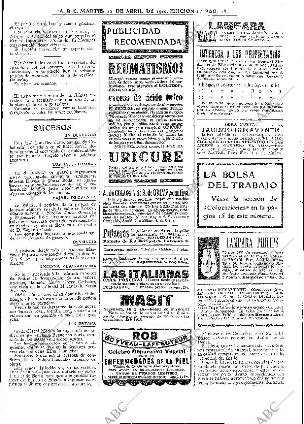 ABC MADRID 12-04-1910 página 13