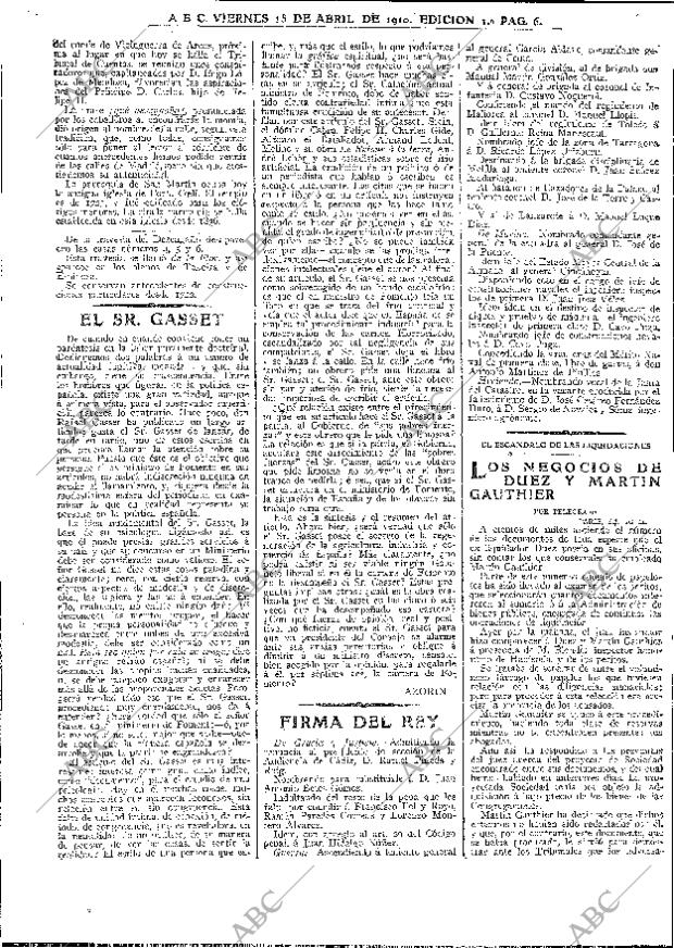 ABC MADRID 15-04-1910 página 6