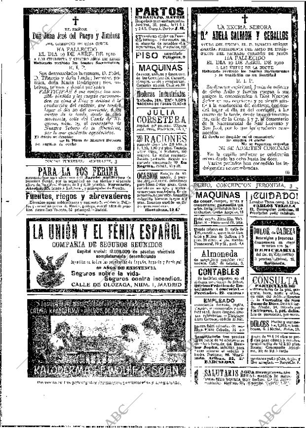 ABC MADRID 20-04-1910 página 14