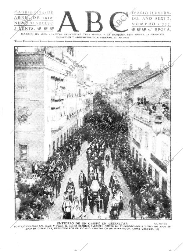 ABC MADRID 21-04-1910 página 1