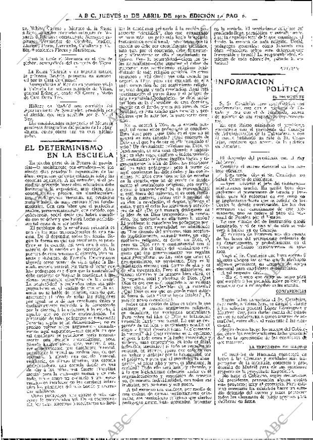 ABC MADRID 21-04-1910 página 6