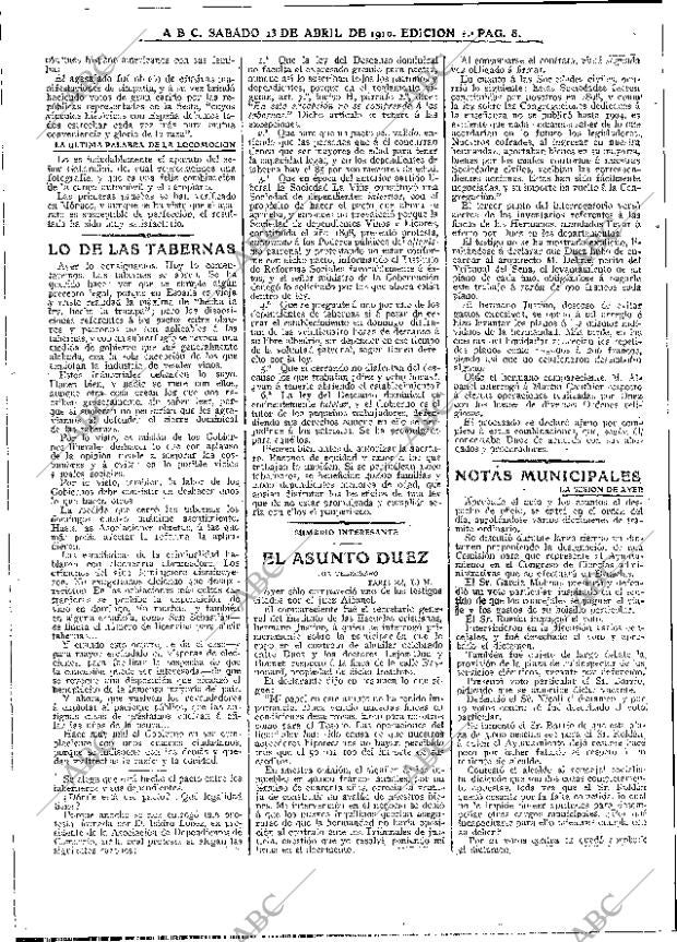 ABC MADRID 23-04-1910 página 8