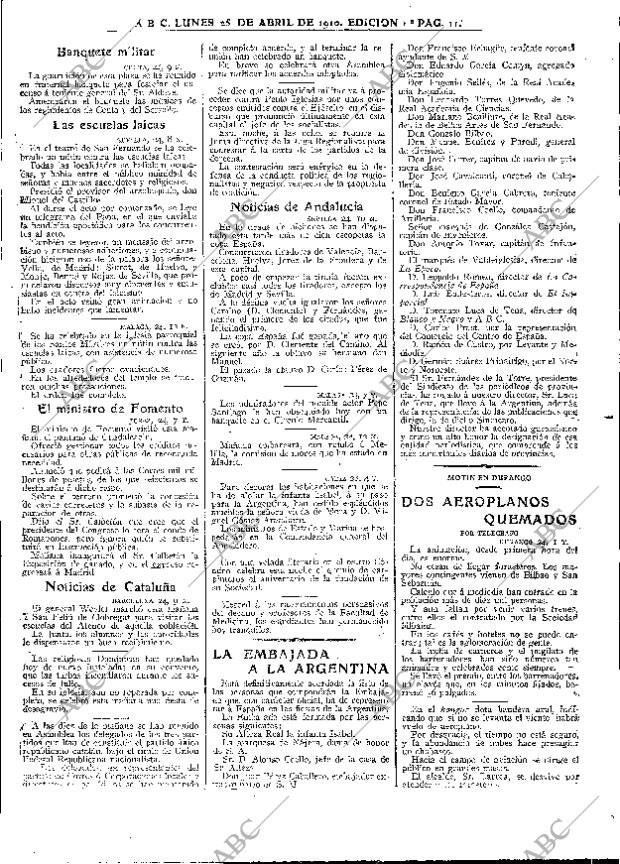 ABC MADRID 25-04-1910 página 11