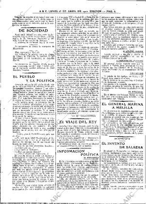 ABC MADRID 25-04-1910 página 6