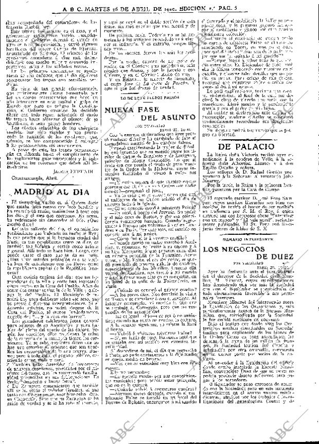 ABC MADRID 26-04-1910 página 5