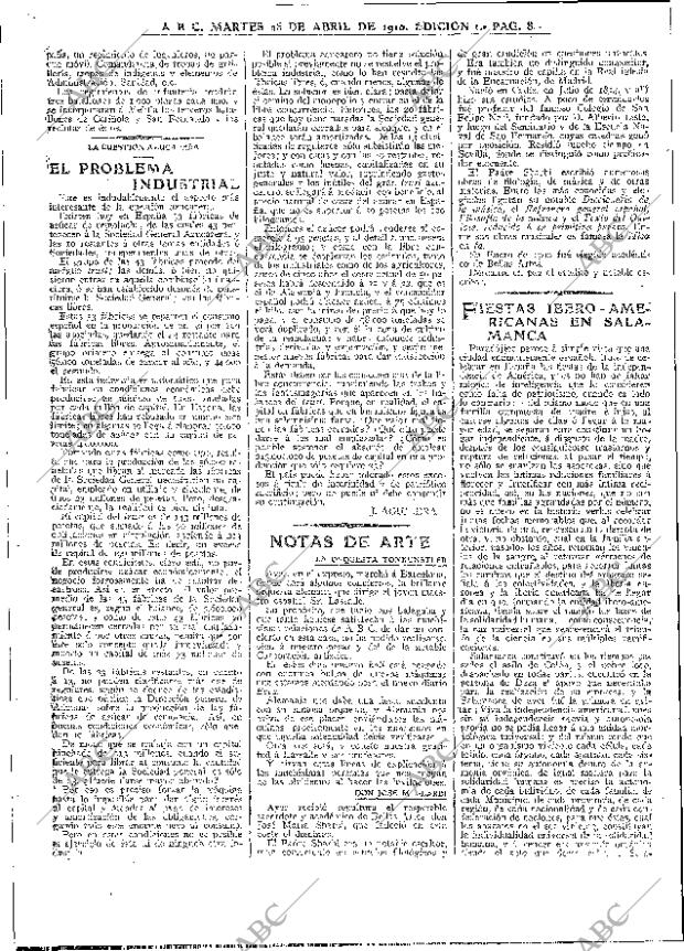 ABC MADRID 26-04-1910 página 8