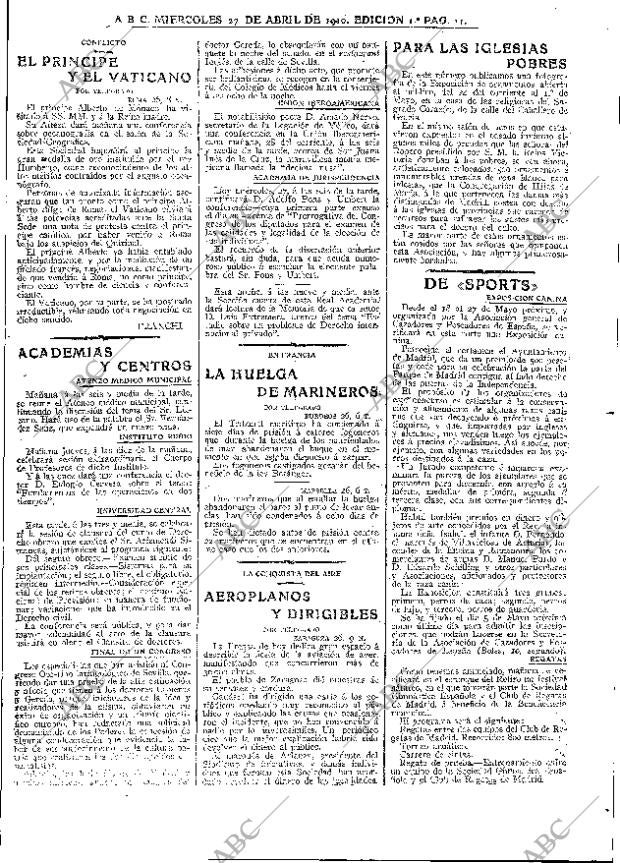 ABC MADRID 27-04-1910 página 11