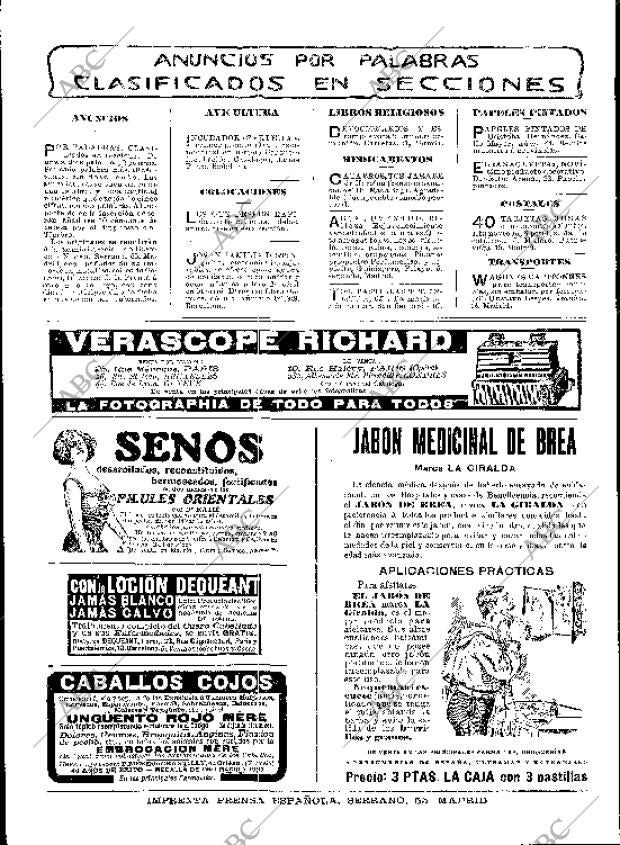 BLANCO Y NEGRO MADRID 30-04-1910 página 28