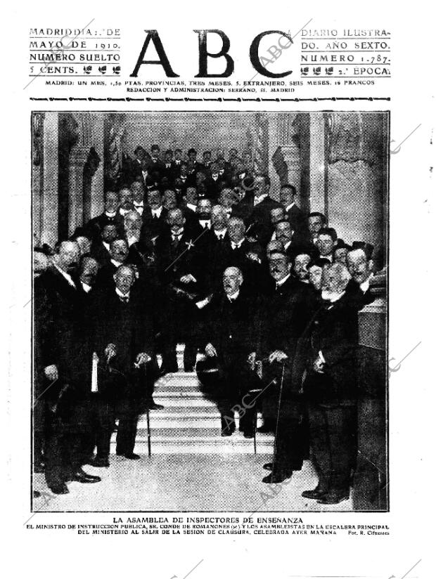 ABC MADRID 01-05-1910 página 1