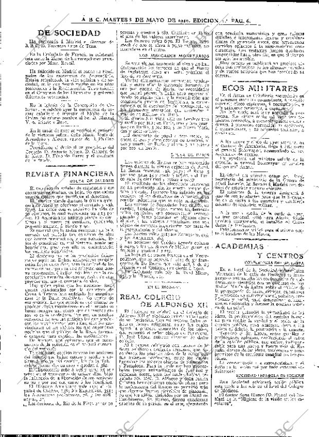 ABC MADRID 03-05-1910 página 6