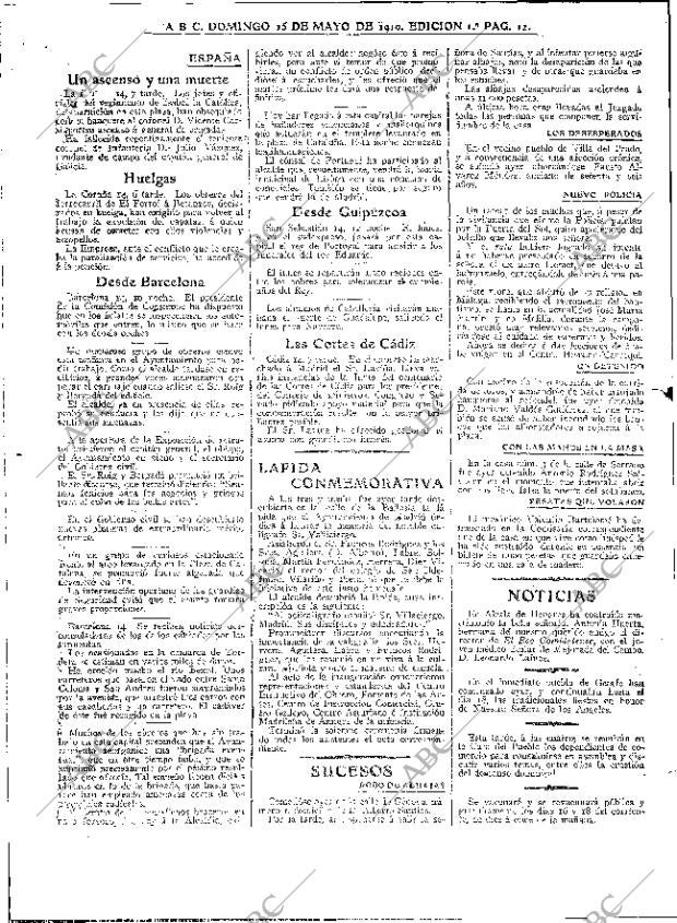 ABC MADRID 15-05-1910 página 12