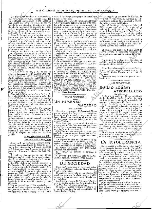 ABC MADRID 16-05-1910 página 5