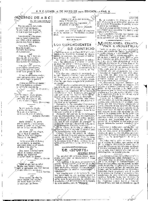 ABC MADRID 16-05-1910 página 8