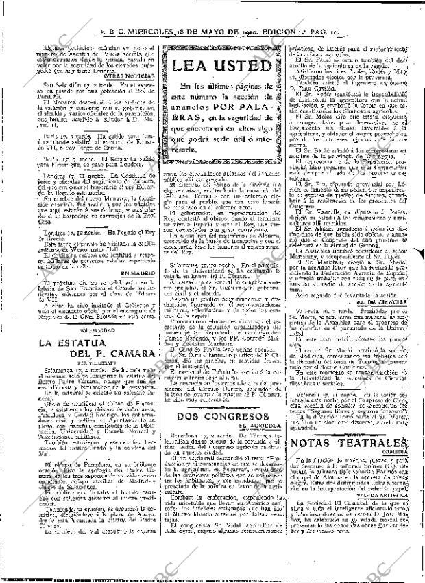 ABC MADRID 18-05-1910 página 10