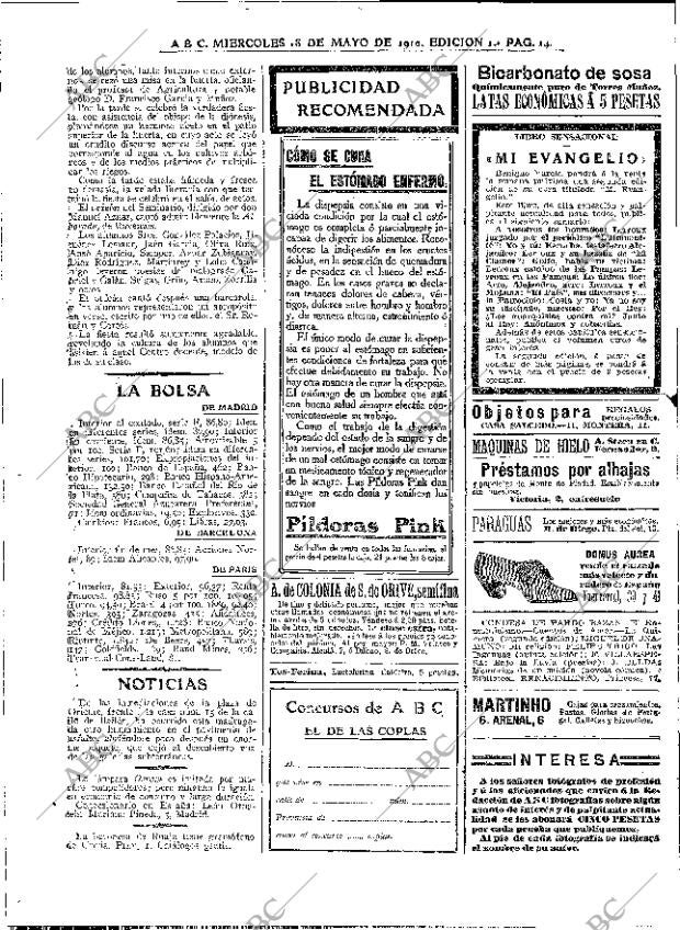 ABC MADRID 18-05-1910 página 14