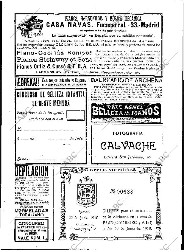 BLANCO Y NEGRO MADRID 01-06-1910 página 49