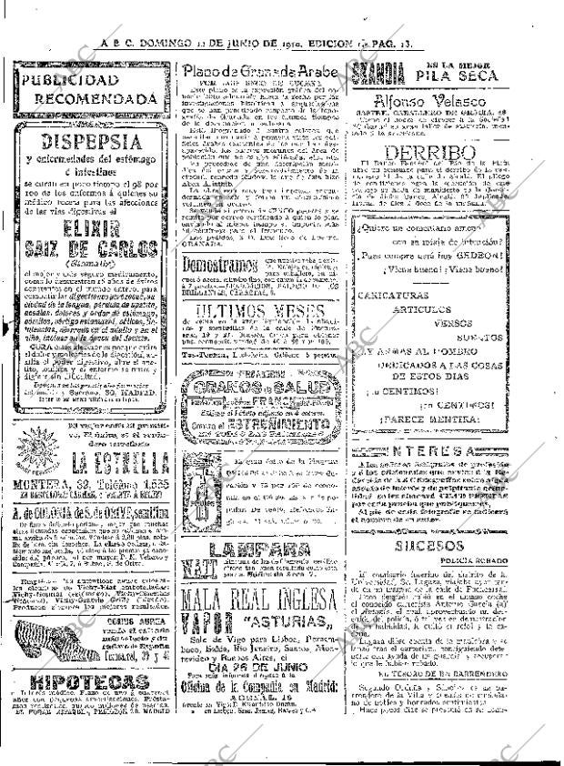 ABC MADRID 12-06-1910 página 13