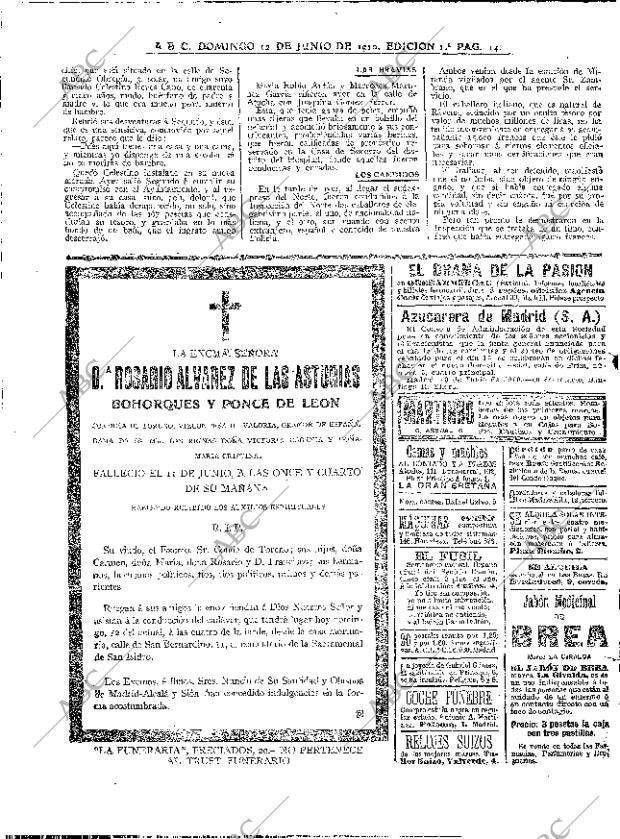 ABC MADRID 12-06-1910 página 14