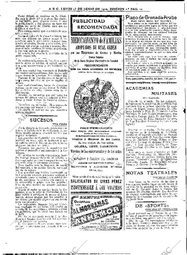 ABC MADRID 13-06-1910 página 12