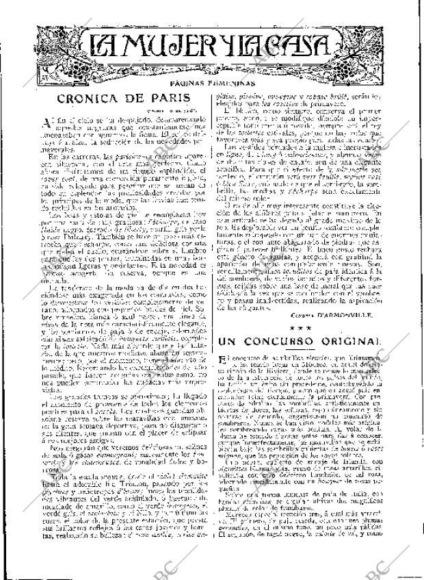 BLANCO Y NEGRO MADRID 15-06-1910 página 14