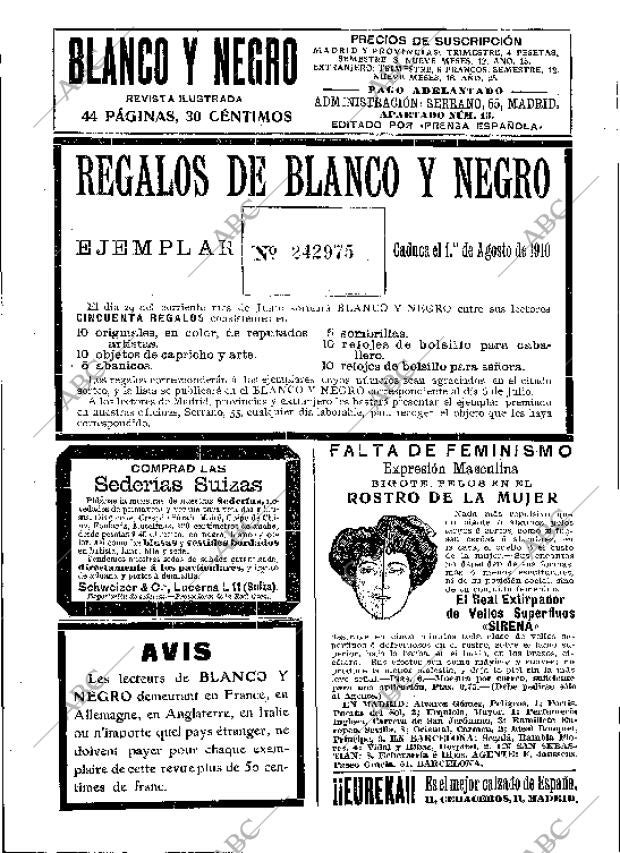 BLANCO Y NEGRO MADRID 15-06-1910 página 2