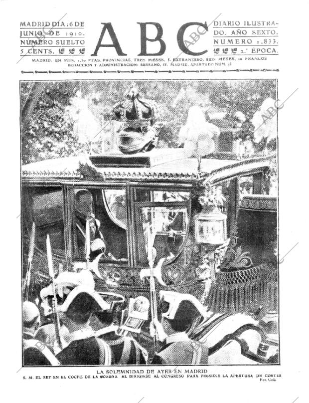 ABC MADRID 16-06-1910 página 1