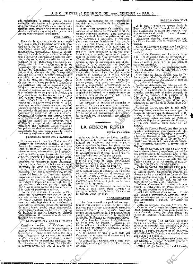 ABC MADRID 16-06-1910 página 6