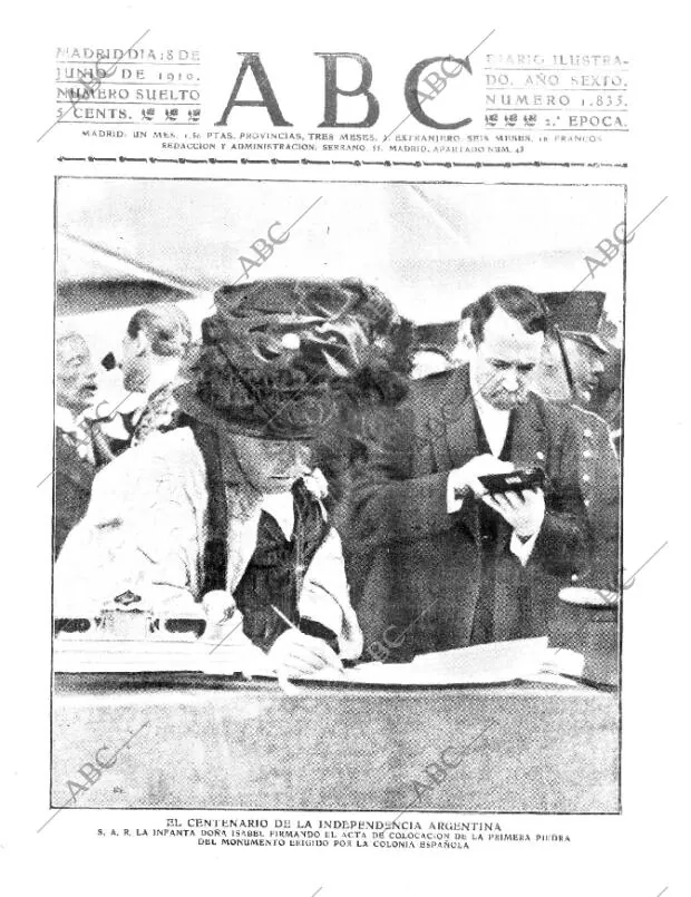 ABC MADRID 18-06-1910 página 1