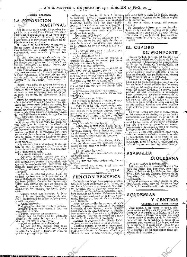 ABC MADRID 21-06-1910 página 10
